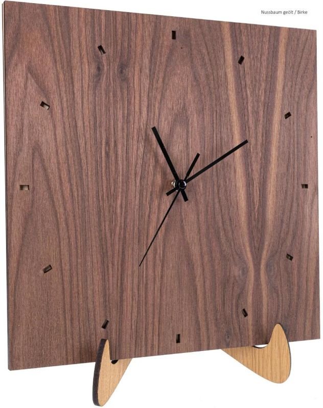 Wanduhr "Quadrato" - Woodequipment24