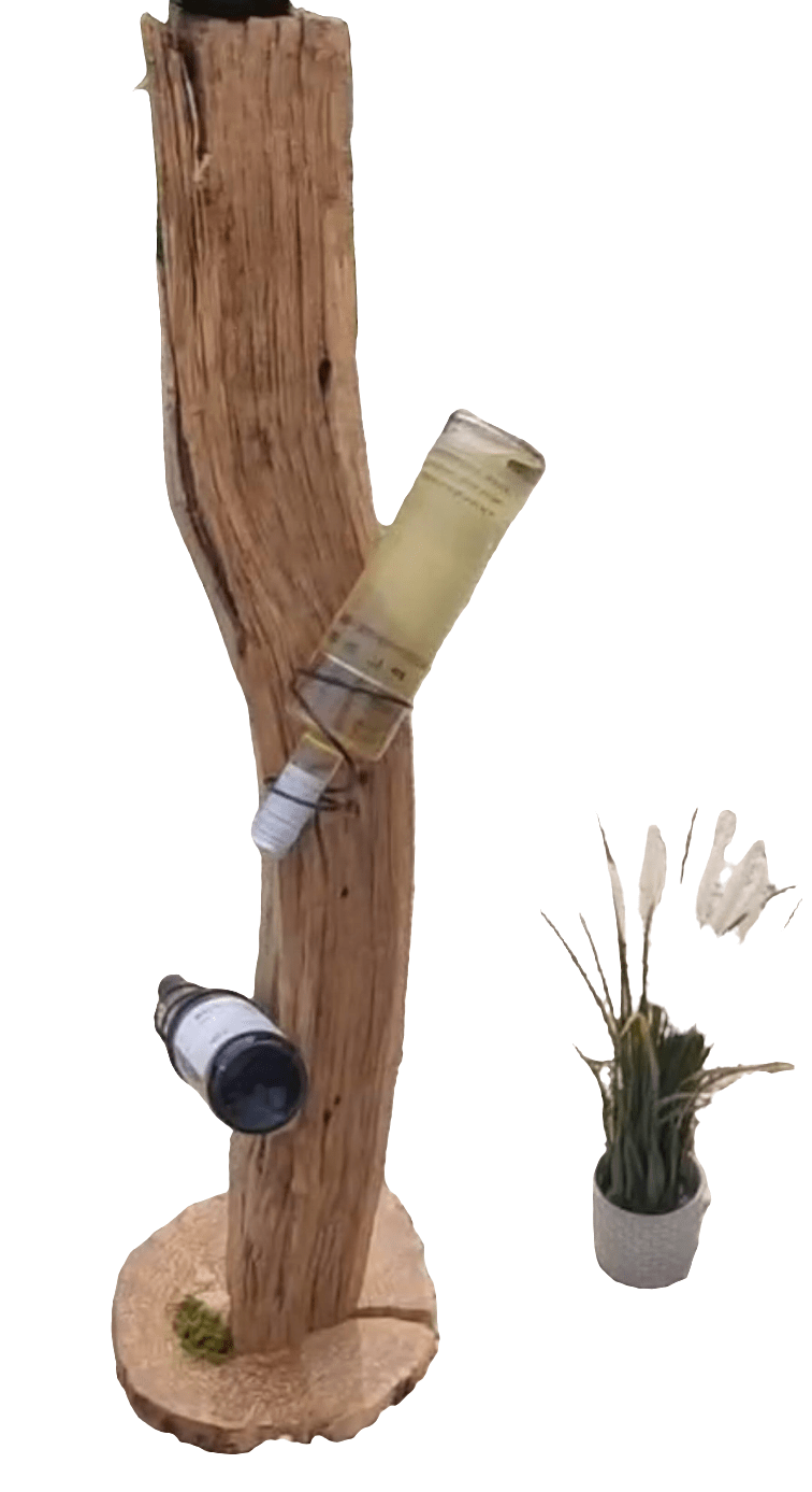 Weinständer "Weidenzaun" - Woodequipment24