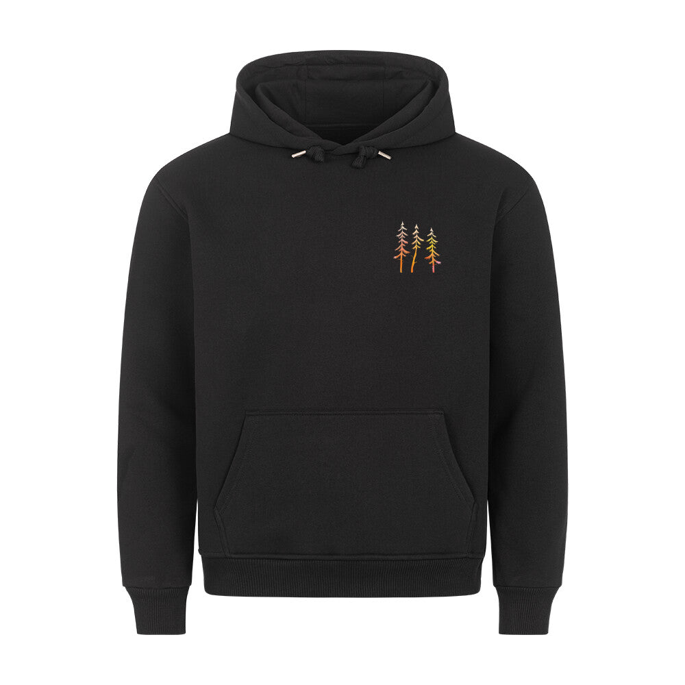 Baumwoll Hoodie - "Drei Fichten" - Woodequipment24